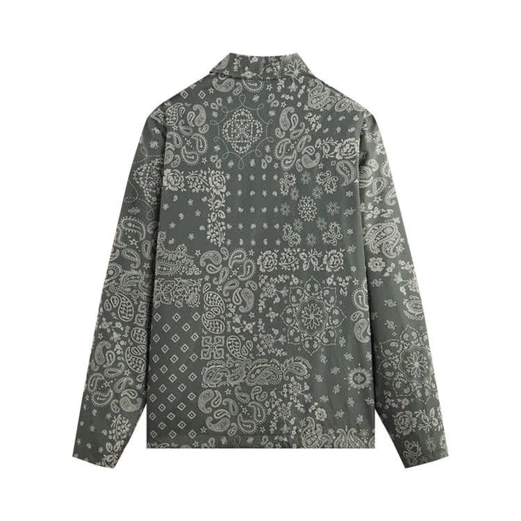 Kith Flocked Deconstructed Bandana Coaches Jacket Court