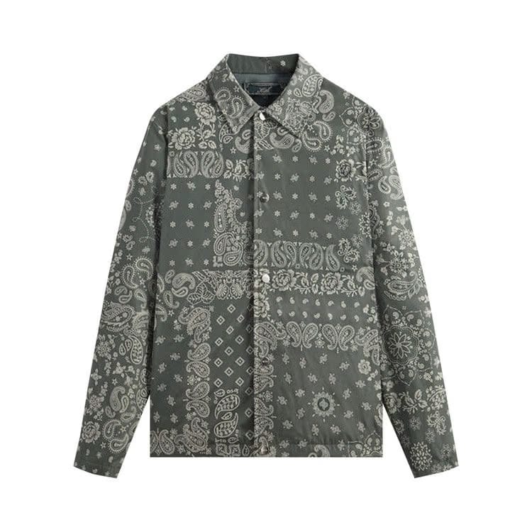 Kith Flocked Deconstructed Bandana Coaches Jacket Court