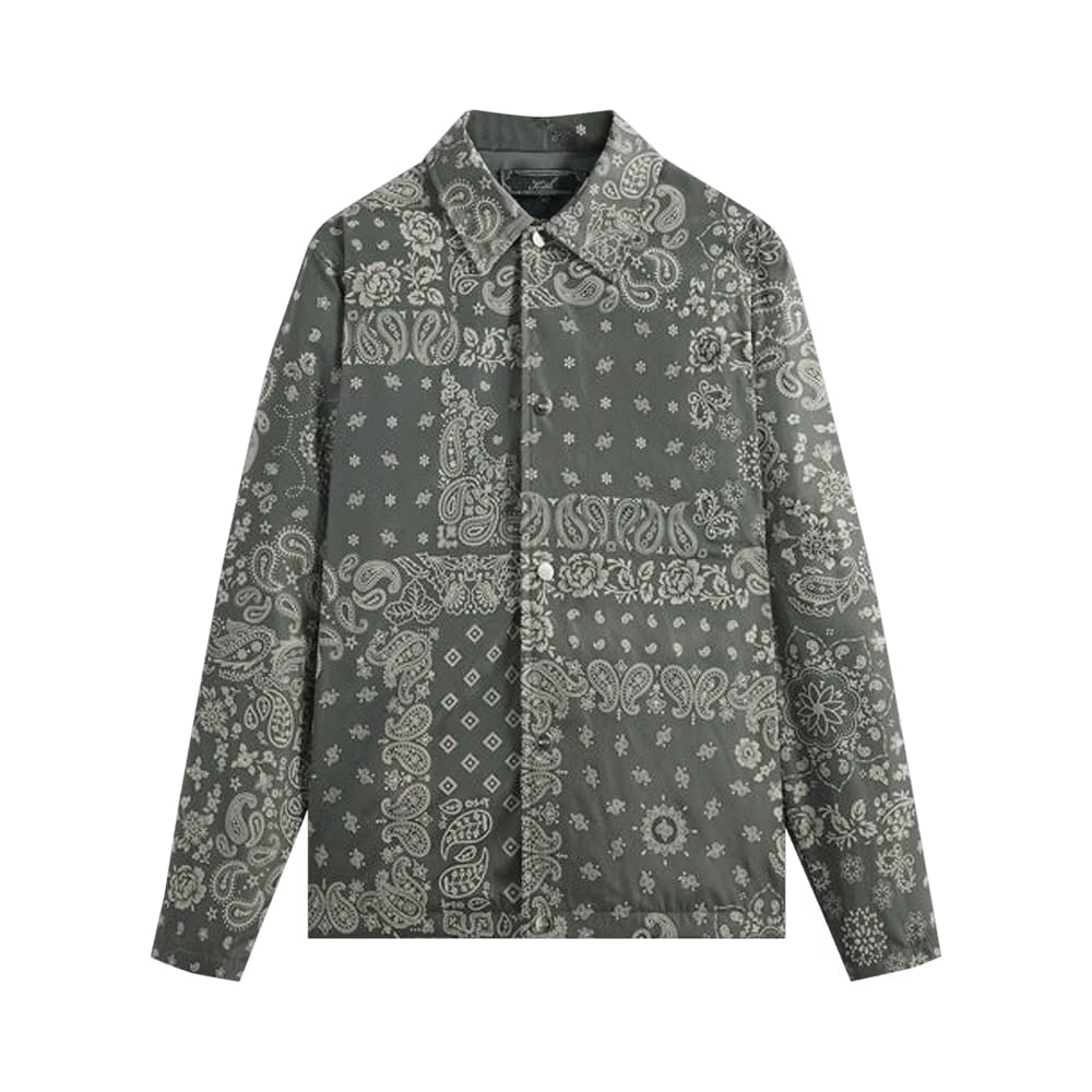 Kith Flocked Deconstructed Bandana Coaches Jacket Court