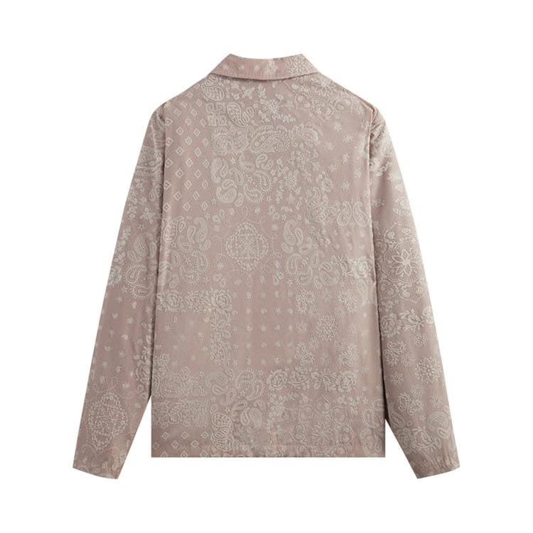 Kith Flocked Deconstructed Bandana Coaches Jacket Morganite