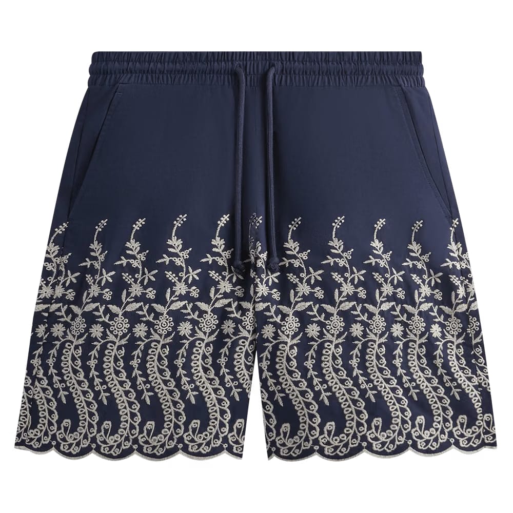 Kith Floral Eyelet Lewis Shorts Gulf