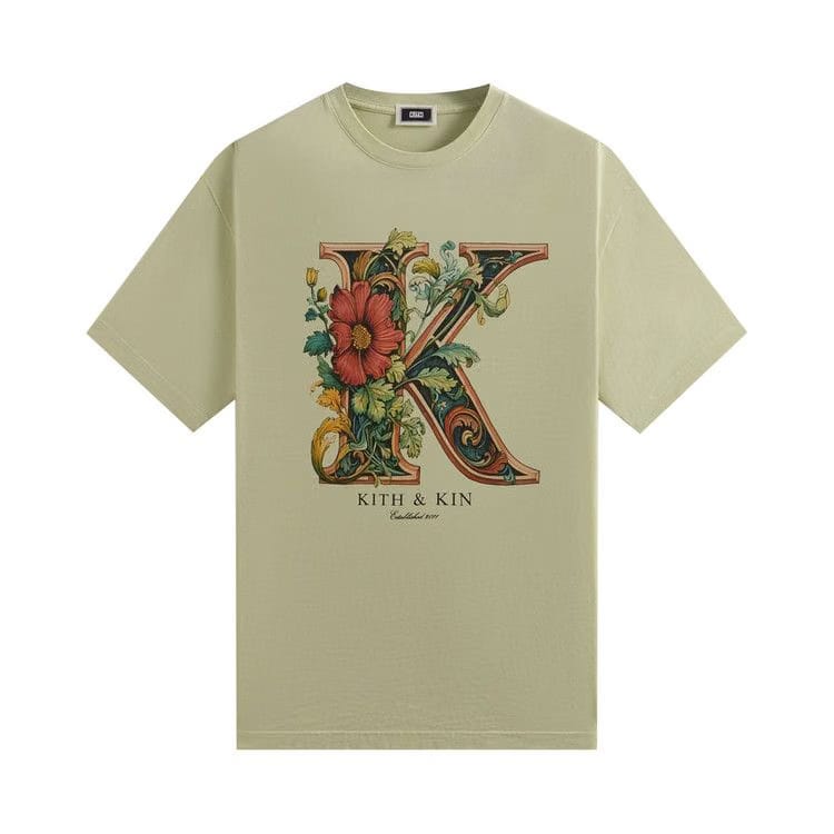 Kith Floral K Vintage T-Shirt Stoneware