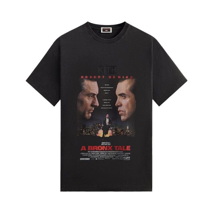 Kith For A Bronx Tale American Poster Vintage T-Shirt Black
