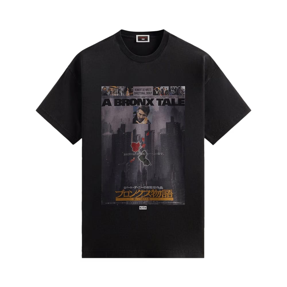 Kith For A Bronx Tale Japanese Poster Vintage T-Shirt Black