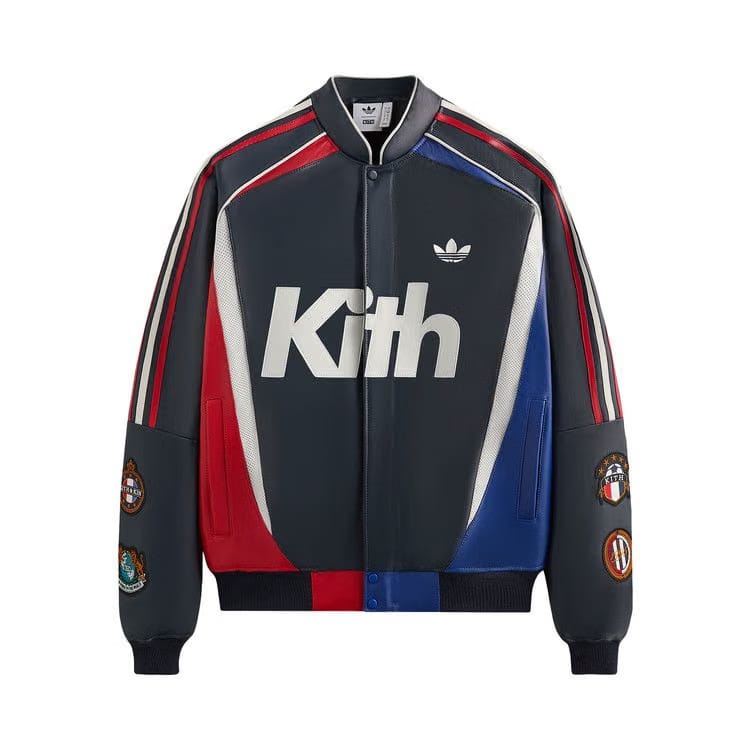 Kith For Adidas Football Bomber Jacket Legend Ink