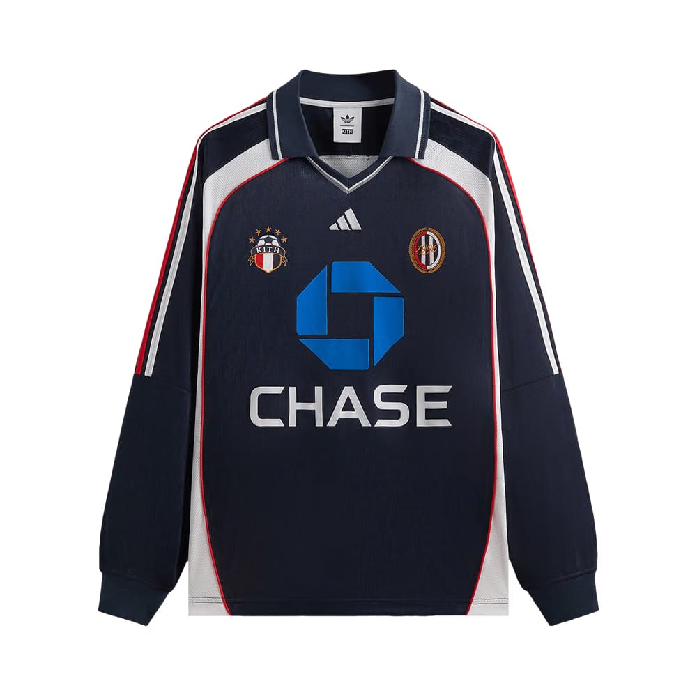 Kith For Adidas Football Chase Long-Sleeve Jersey Legend Ink