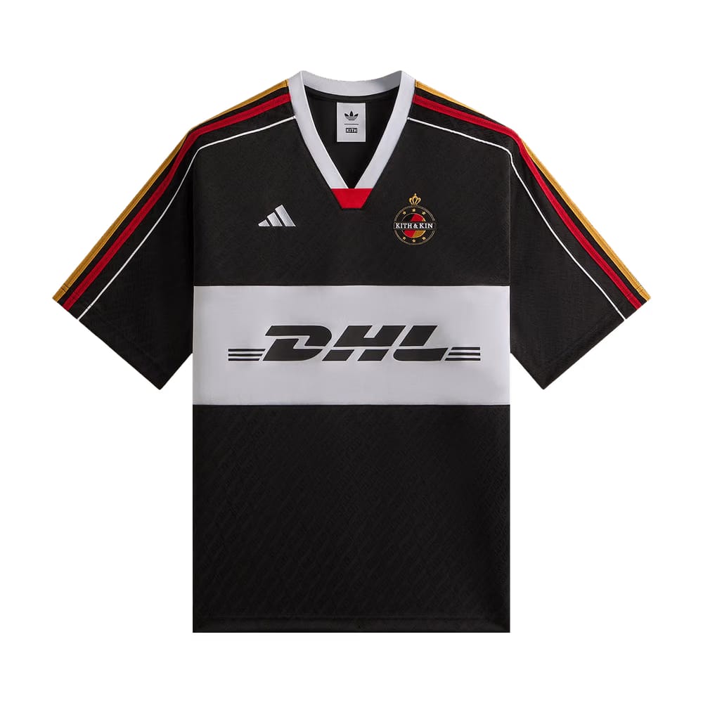 Kith For Adidas Football Dhl Express Jersey Black