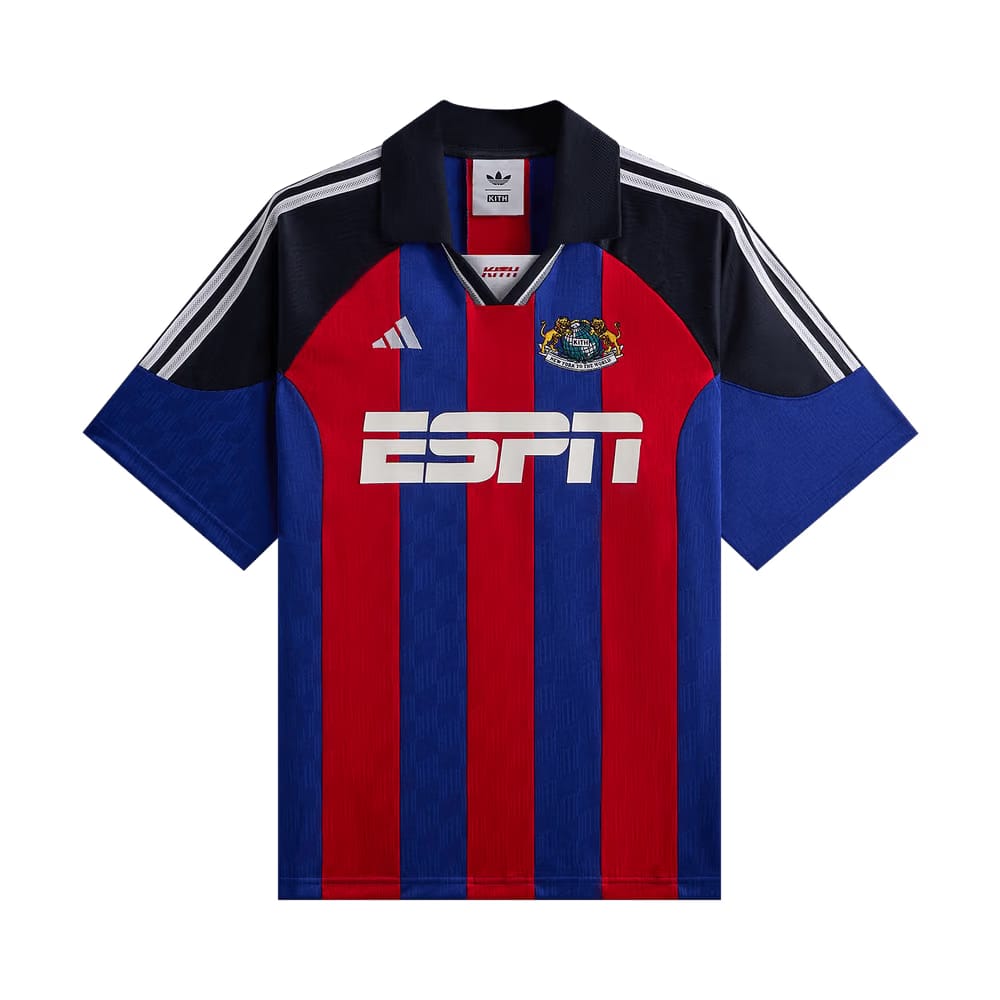 Kith For Adidas Football Espn Jersey Red / Blue