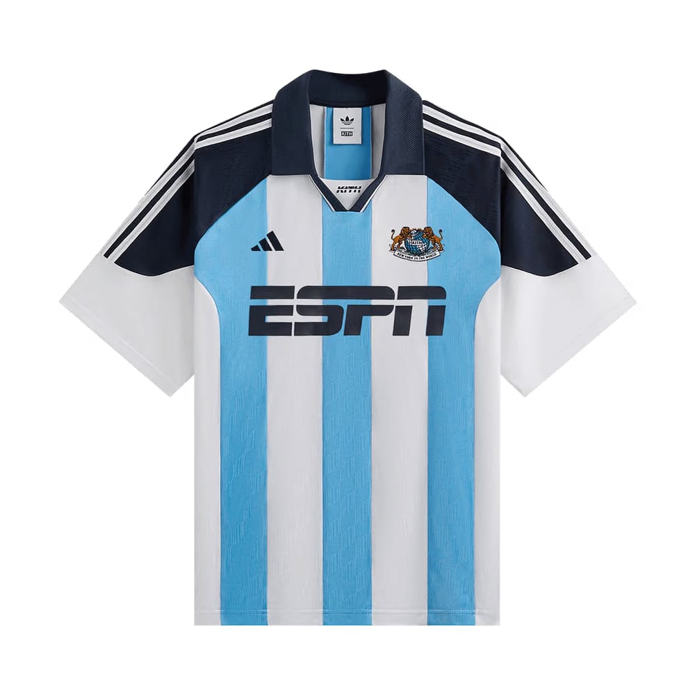 Kith For Adidas Football Espn Jersey White / Blue