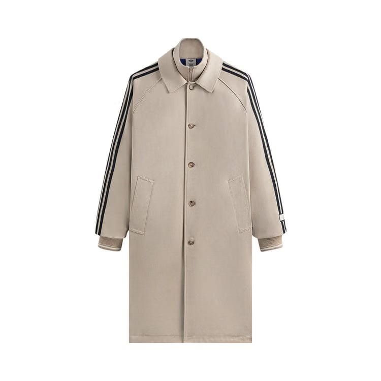 Kith For Adidas Football Hybrid Trench Coat Beige