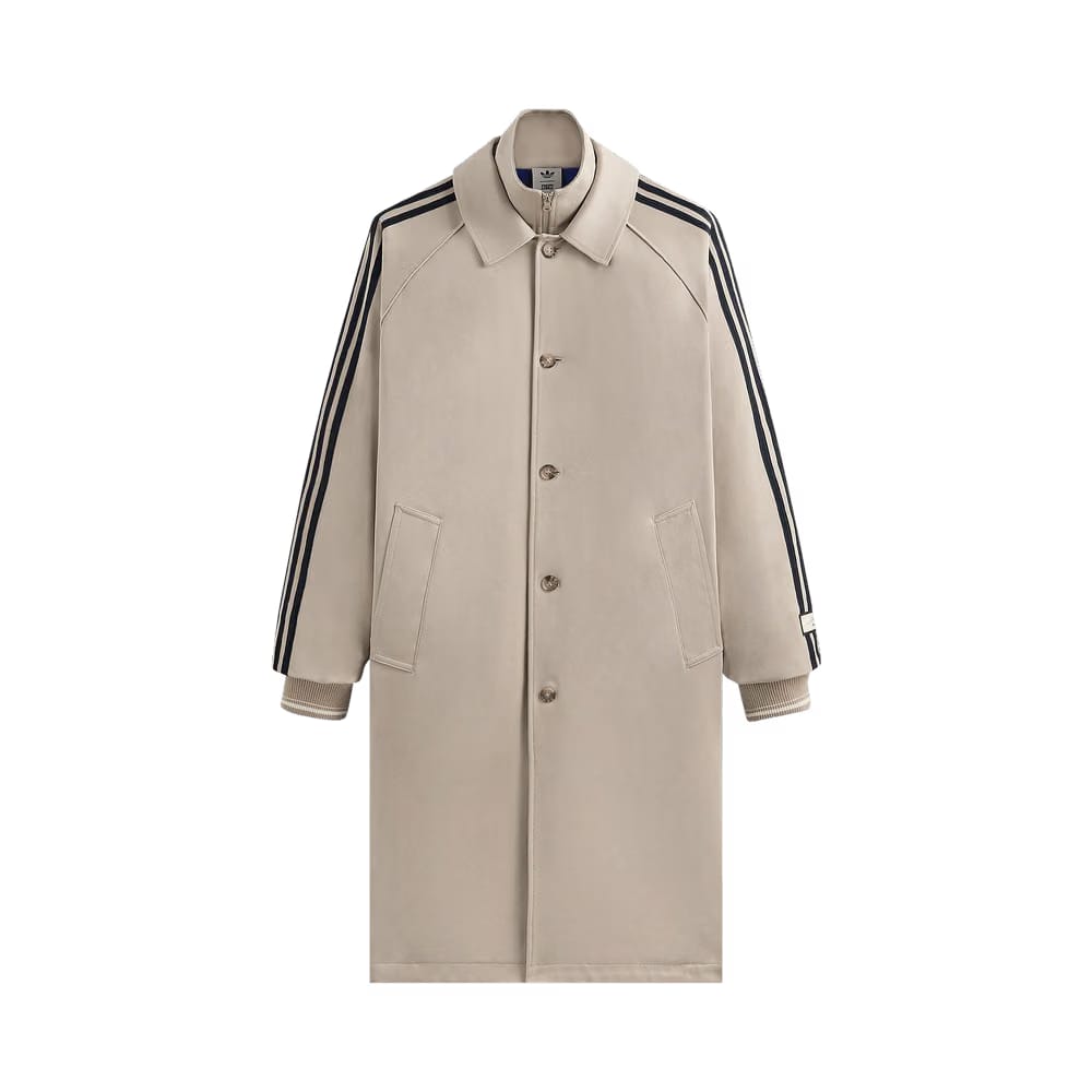 Kith For Adidas Football Hybrid Trench Coat Beige