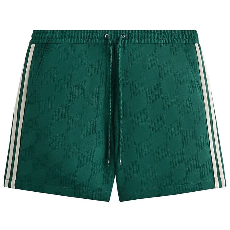 Kith For Adidas Football Jacquard Shorts Green