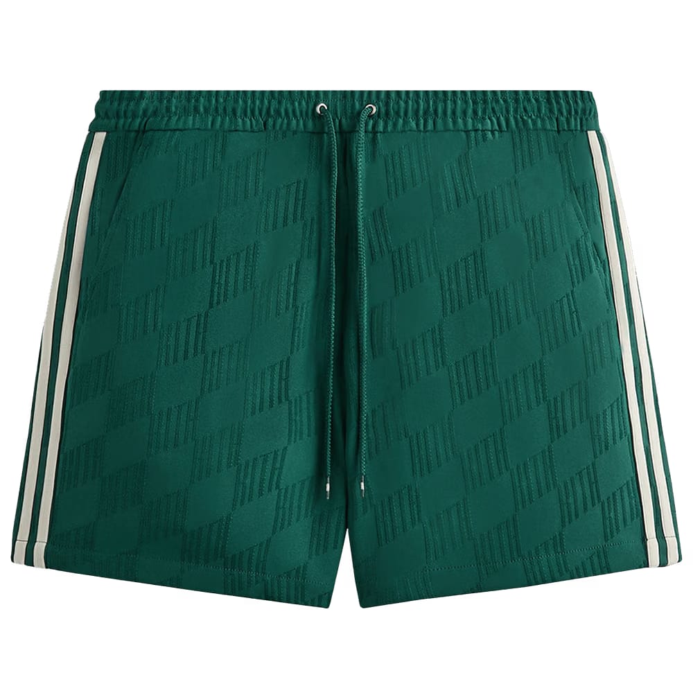 Kith For Adidas Football Jacquard Shorts Green