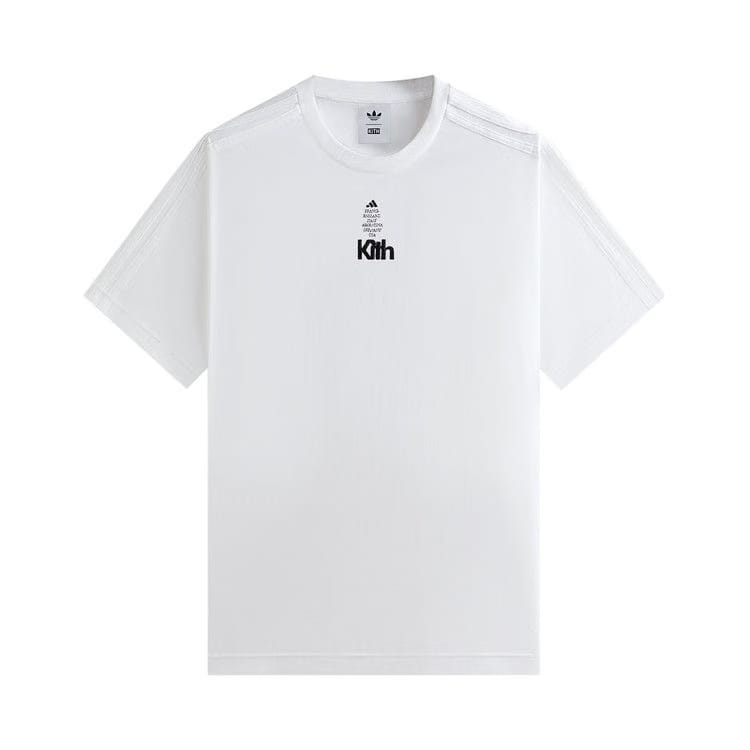 Kith For Adidas Football Shorts-Sleeve T-Shirt White