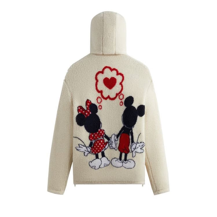 Kith For Mickey & Friends Sherpa Hoodie Sandrift