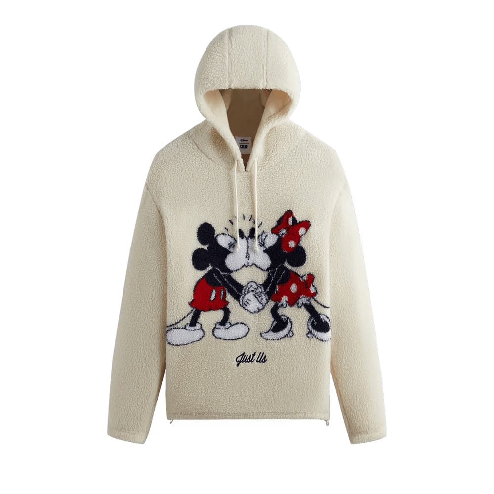 Kith For Mickey & Friends Sherpa Hoodie Sandrift