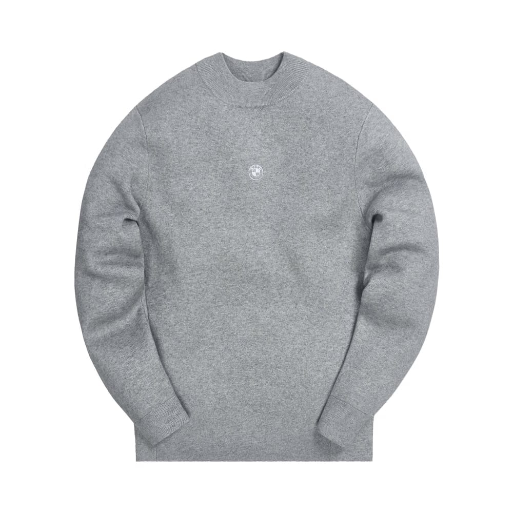 Kith For BMW Knit Mockneck Heather Grey