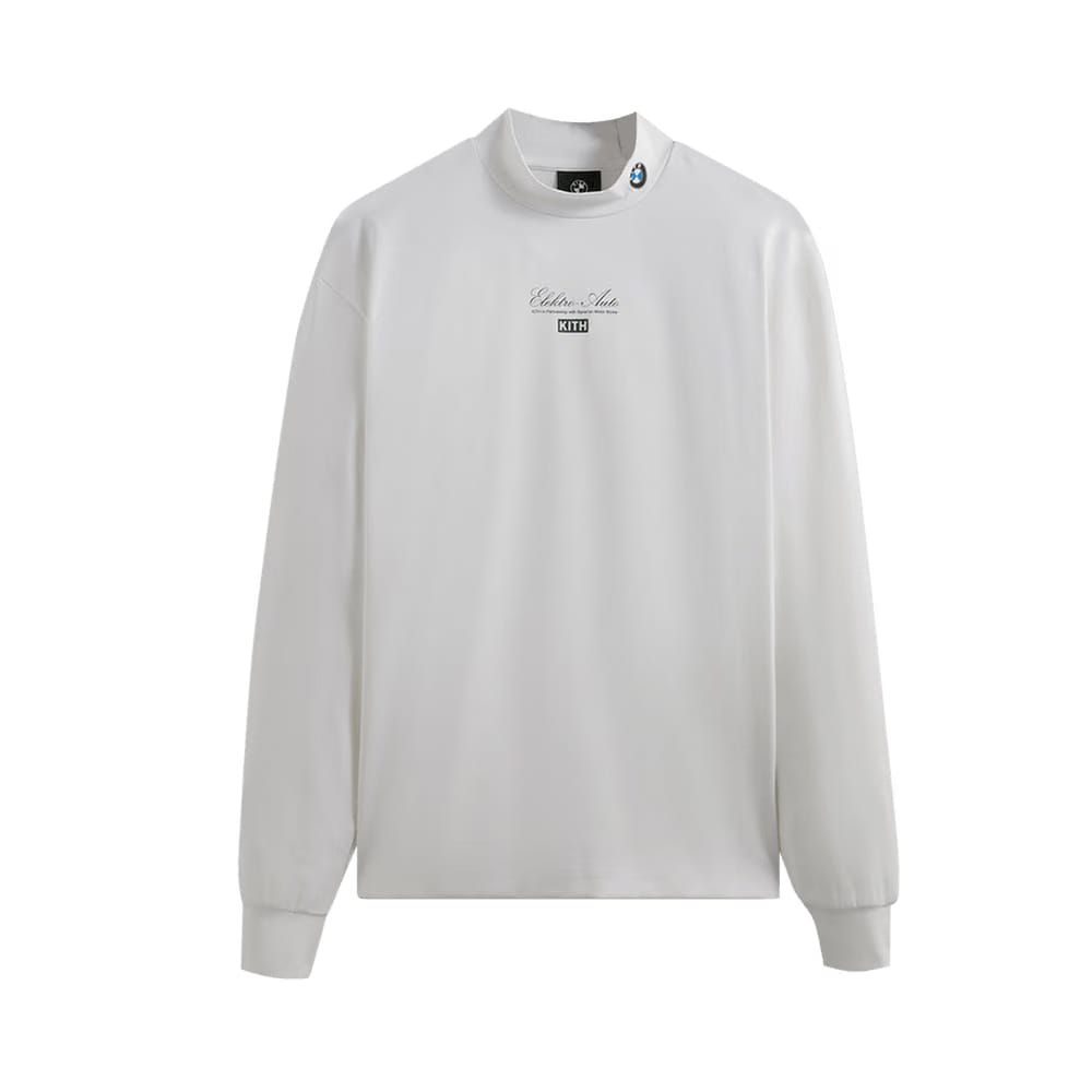 Kith For BMW Long-Sleeve Mock Neck White