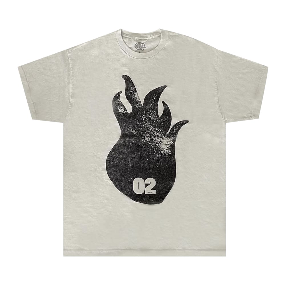 Cactus Jack by Travis Scott O2 Live Flame Head T-Shirt Off White