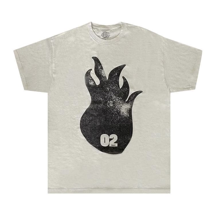 Cactus Jack by Travis Scott O2 Live Flame Head T-Shirt Off White