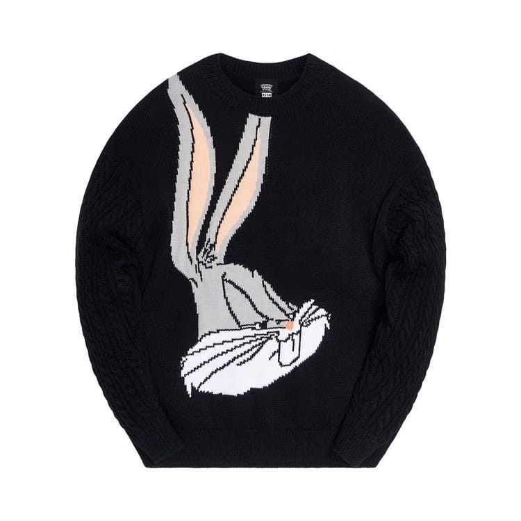 Kith x Looney Tunes Bugs Bunny Crewneck Black