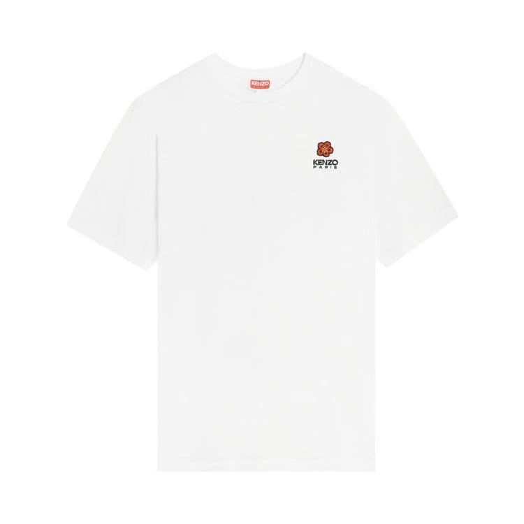 Kenzo Boke Flower Crest T-Shirt White