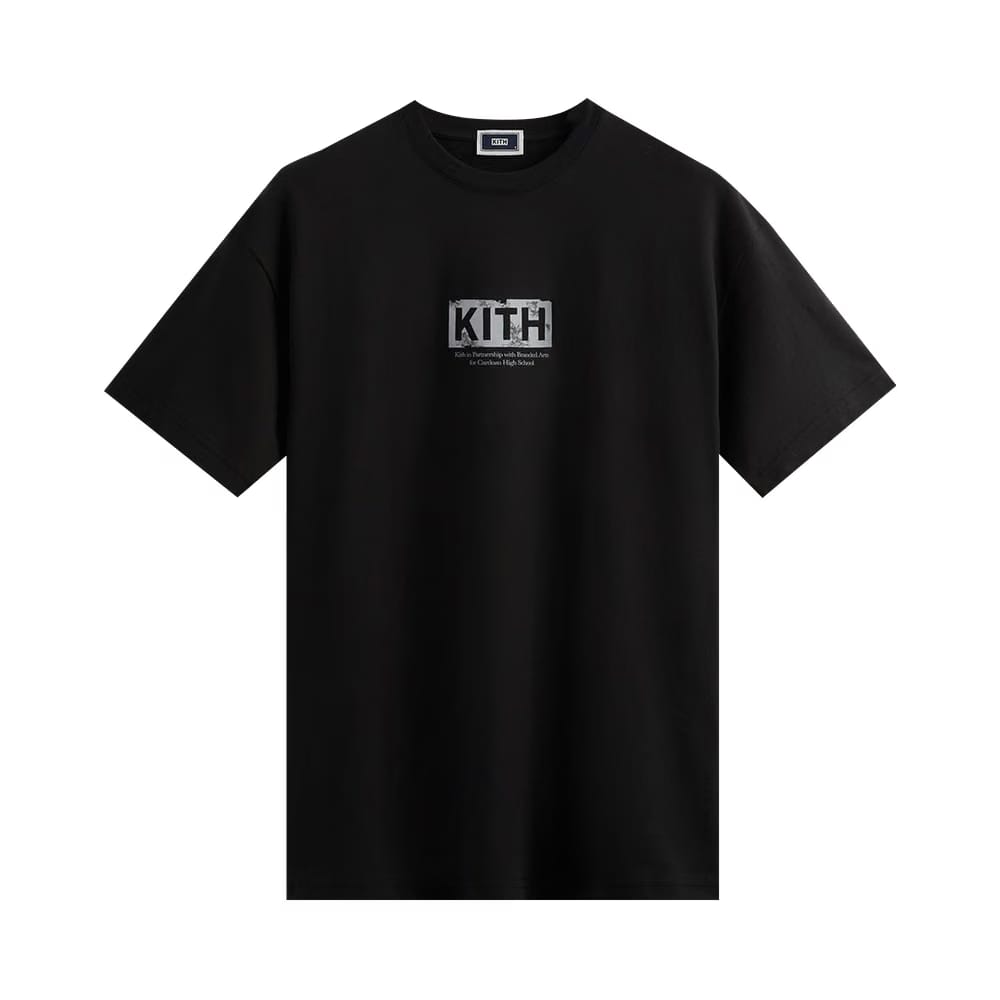 Kith For Branded Arts Eroded Logo Student T-Shirt Black