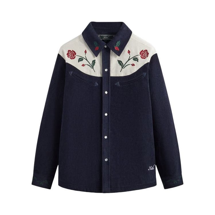 Kith Puffed Corduroy Doscher Shirt Nocturnal