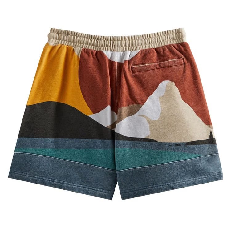 Kith For Columbia Fleece Shorts Sanguine