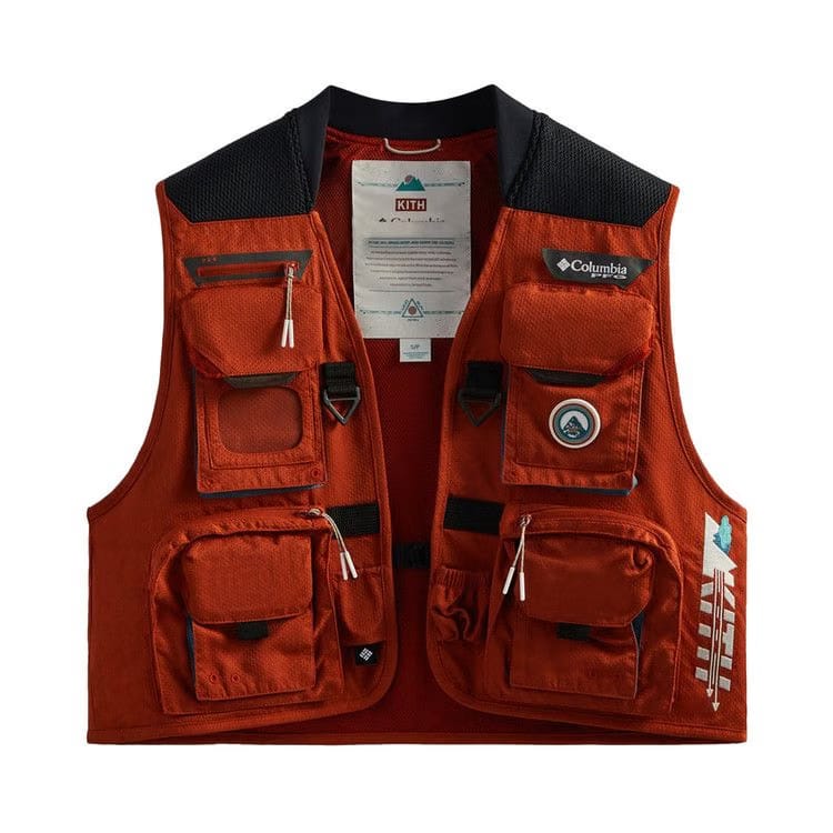 Kith For Columbia Henrys Fork V Vest Sanguine