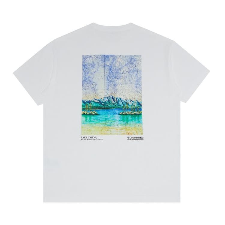 Kith For Columbia Lake Tahoe Classic Logo T-Shirt White