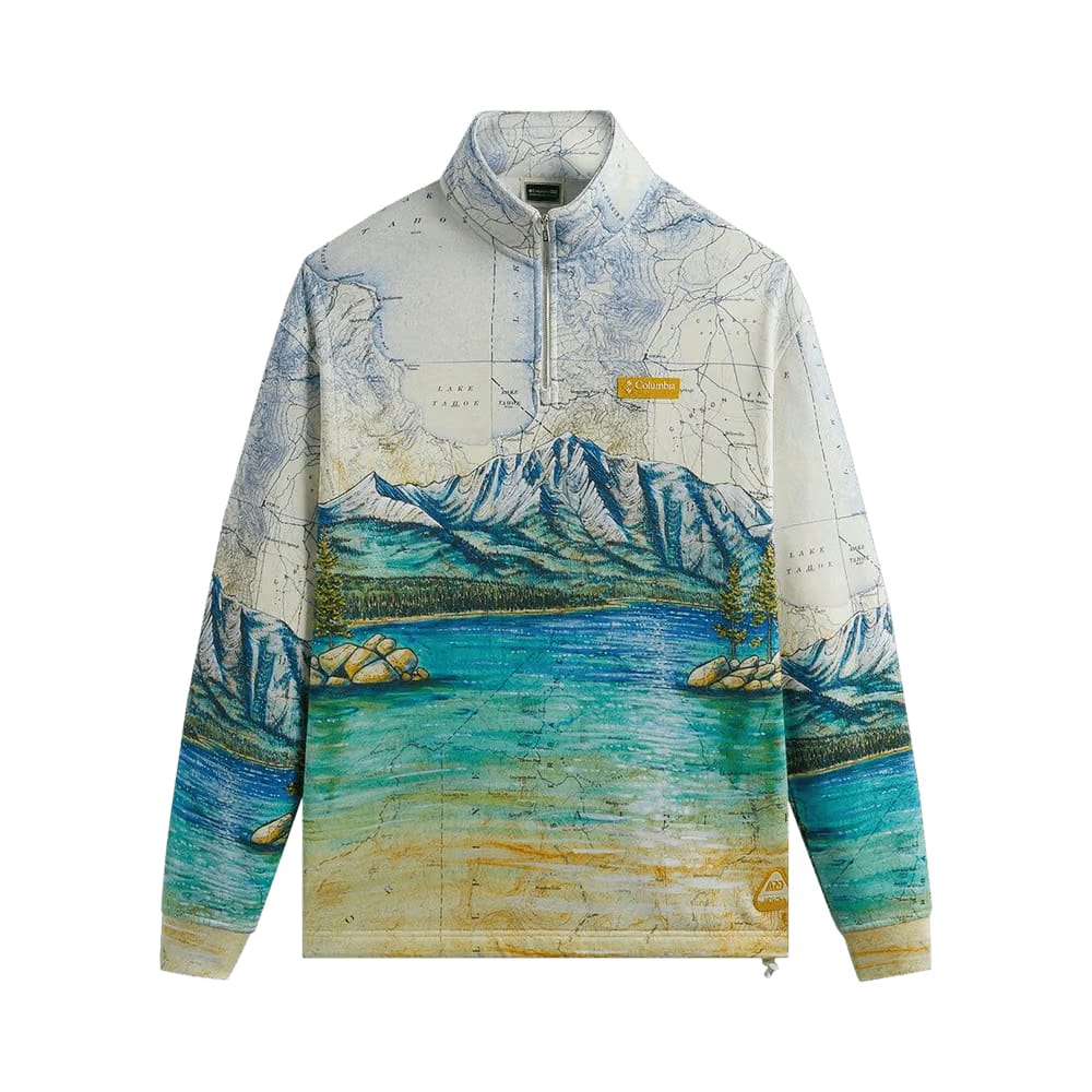 Kith For Columbia Lake Tahoe Quarter Zip Chalk
