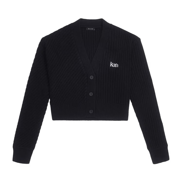 Kith Women Effie Rib Cardigan Black