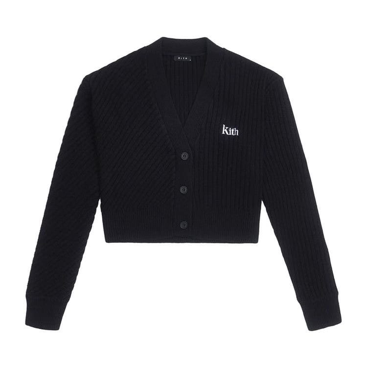 Kith Women Effie Rib Cardigan Black