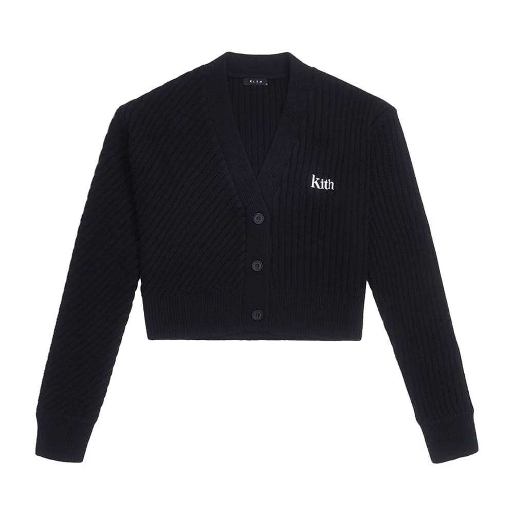 Kith Women Effie Rib Cardigan Black