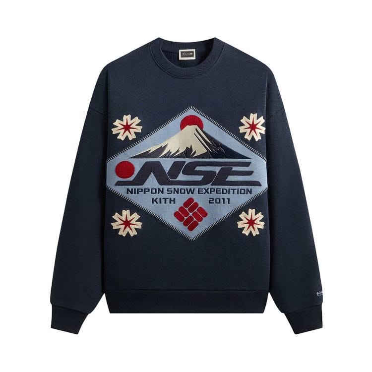 Kith For Columbia Patch Crewneck Nocturnal