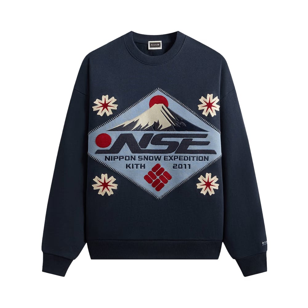 Kith For Columbia Patch Crewneck Nocturnal