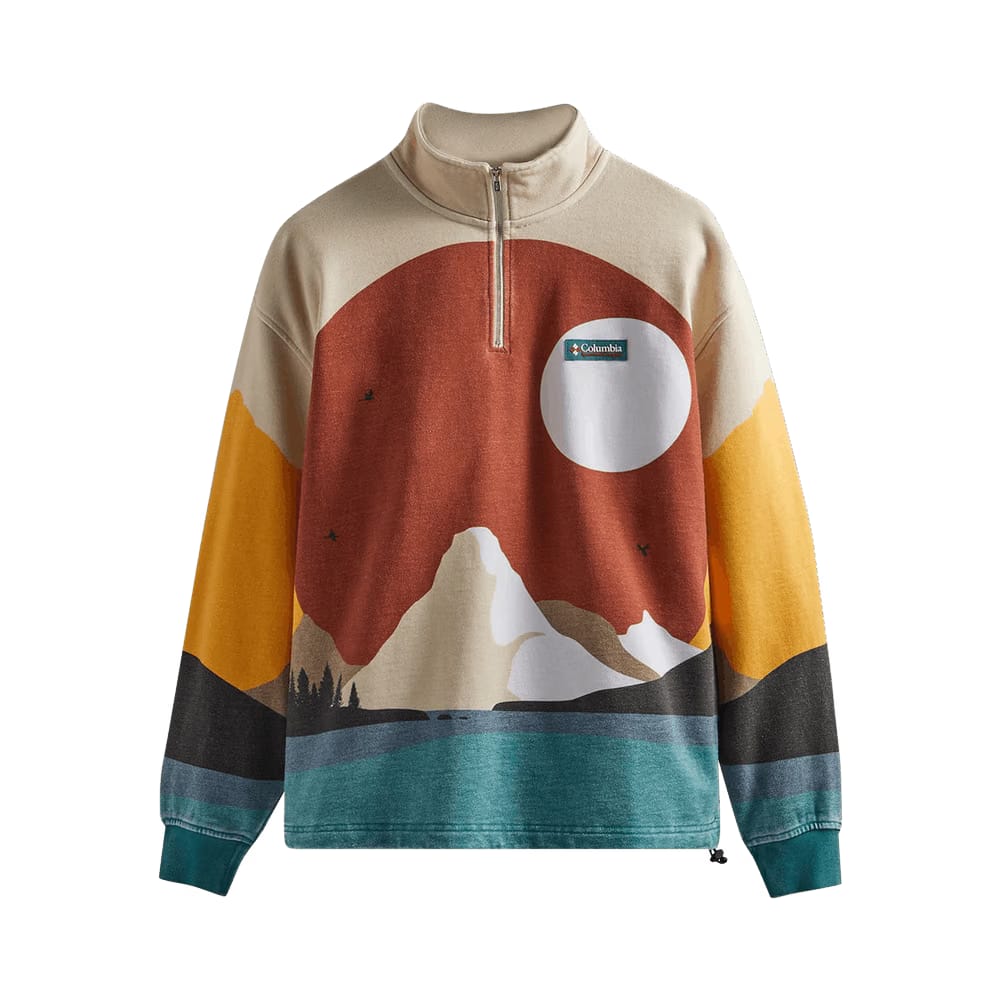 Kith For Columbia Quarter Zip Sanguine