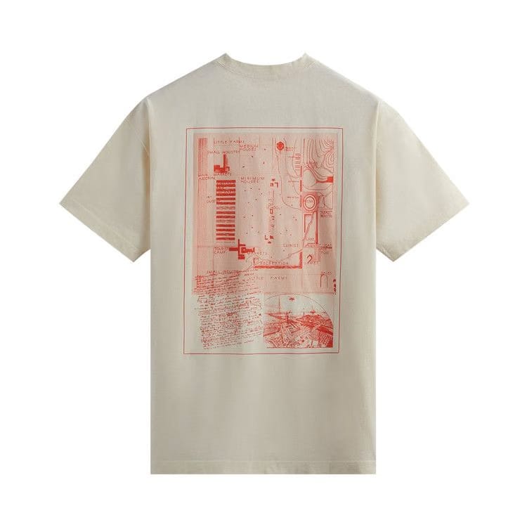 Kith For Frank Lloyd Wright Foundation Drawing T-Shirt Sandrift
