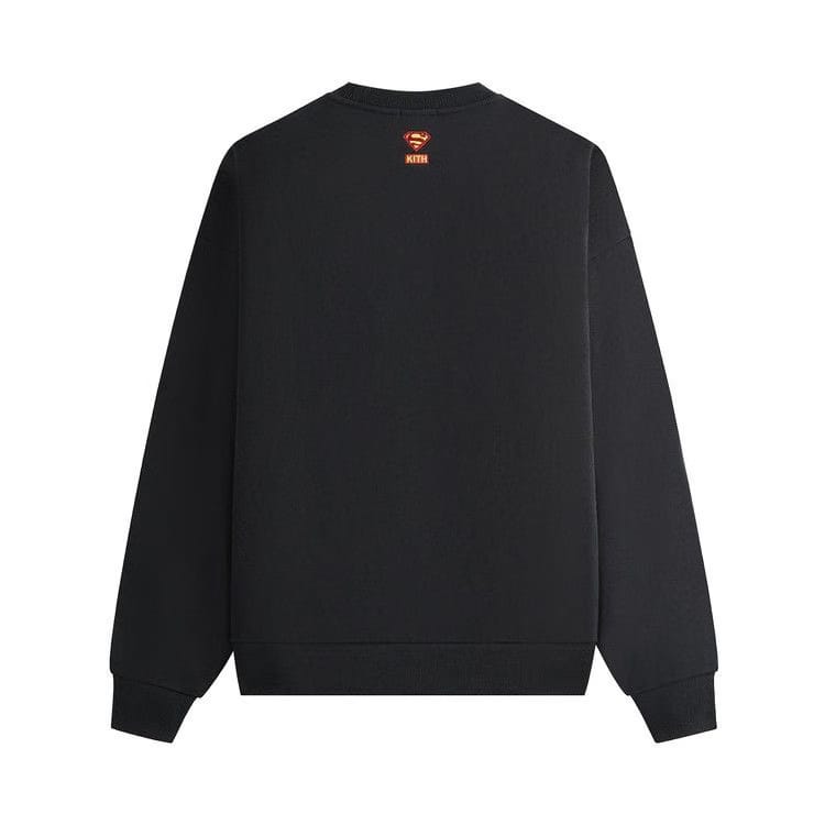 Kith x Superman Kryptonite Nelson Crewneck Black