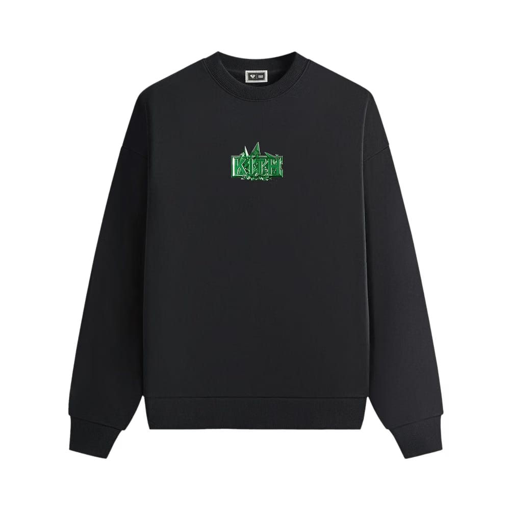 Kith x Superman Kryptonite Nelson Crewneck Black