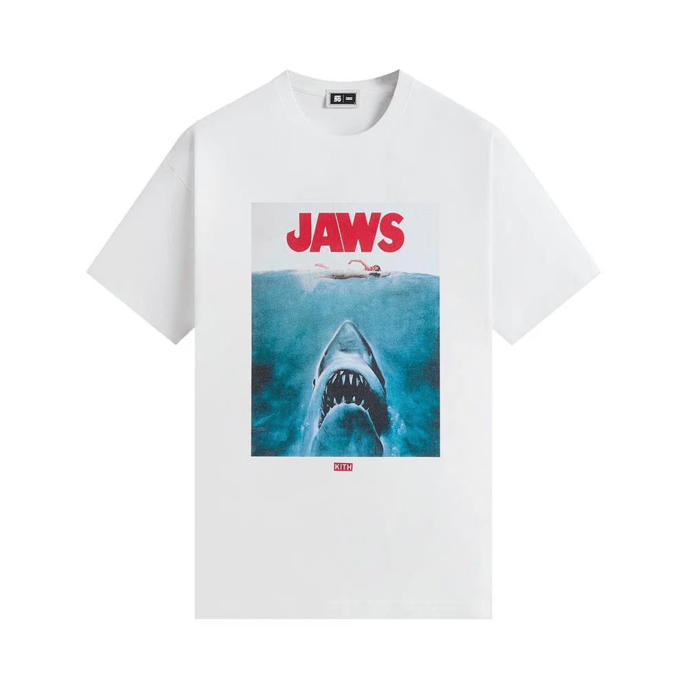 Kith For Jaws Main Poster Vintage T-Shirt Bright White