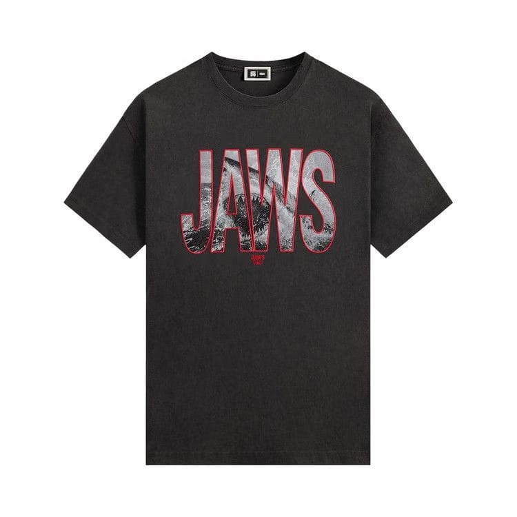 Kith For Jaws Shark Attack Vintage T-Shirt Black