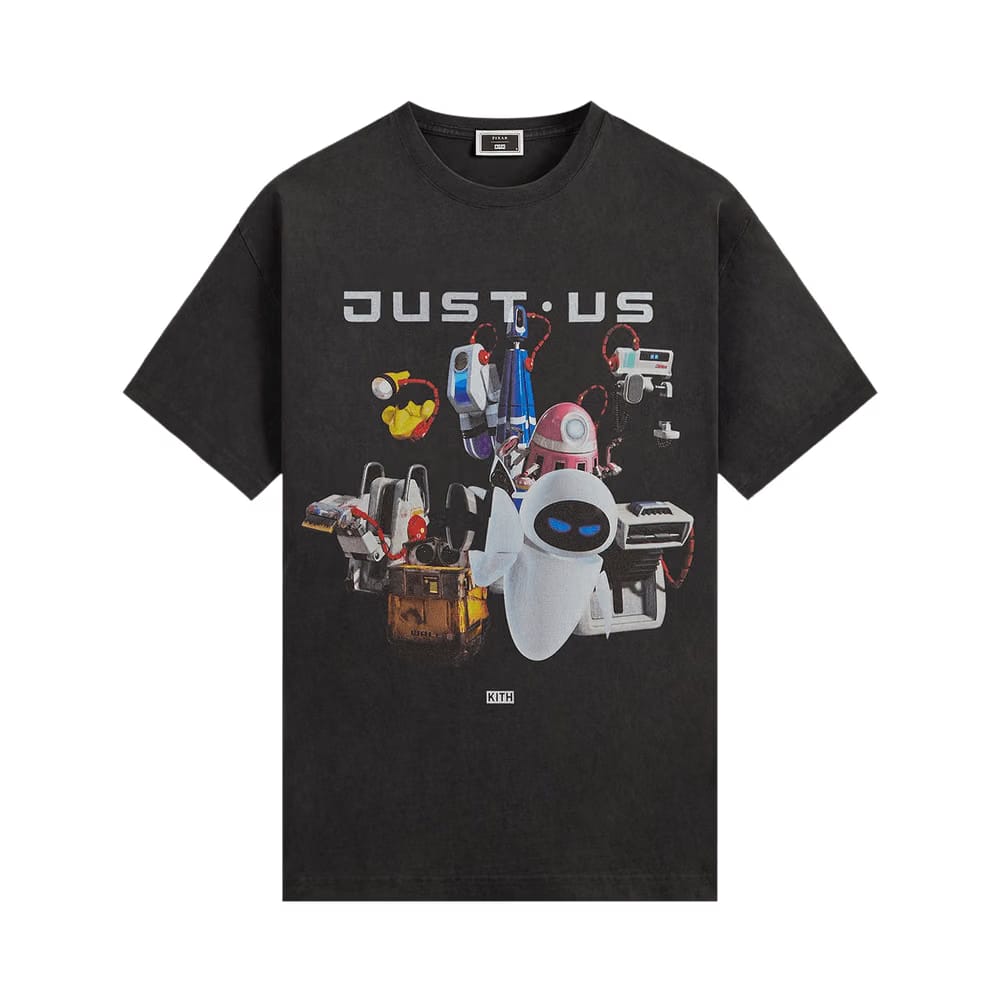 Kith x Disney For Pixar Wall-E Just Us Vintage T-Shirt Black