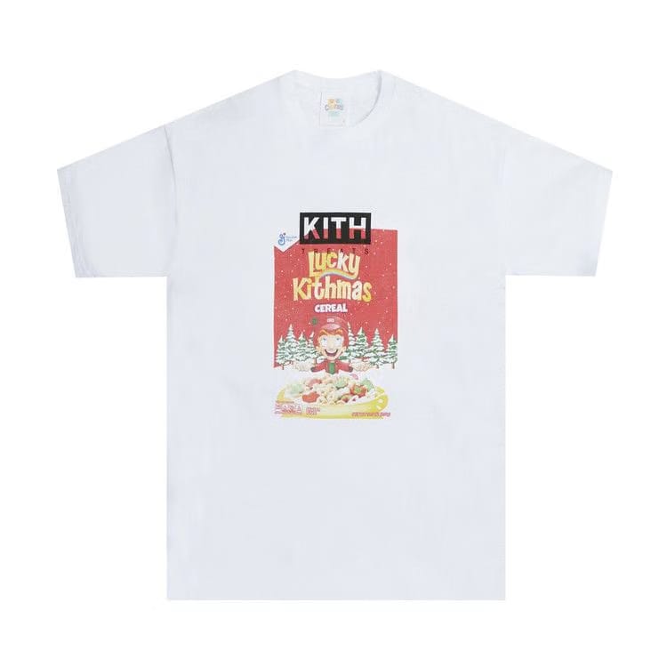 Kith For Lucky Charms Kithmas Cereal Box Vintage T-Shirt White