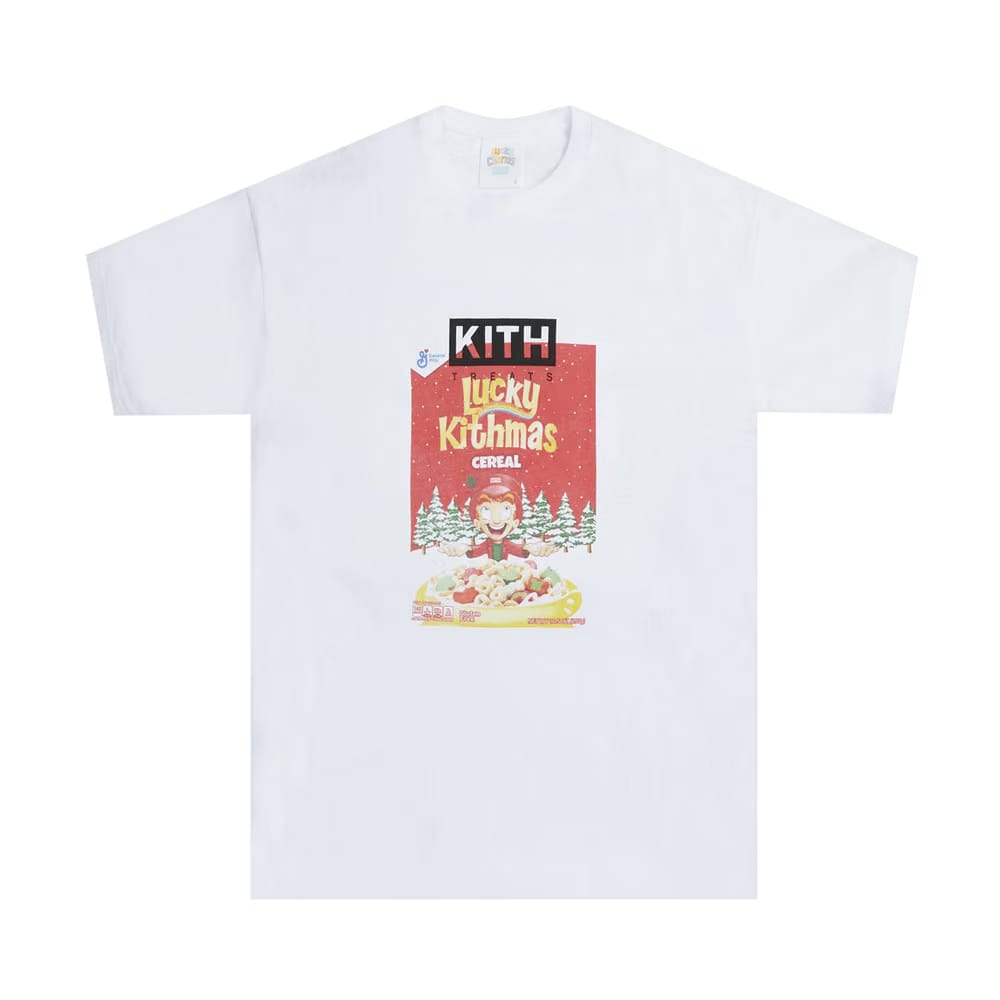 Kith For Lucky Charms Kithmas Cereal Box Vintage T-Shirt White