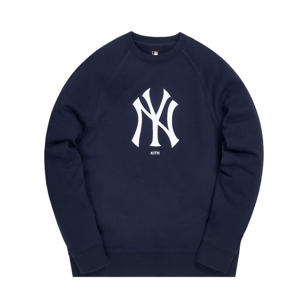 Kith For Major League Baseball New York Yankees Crewneck Navy