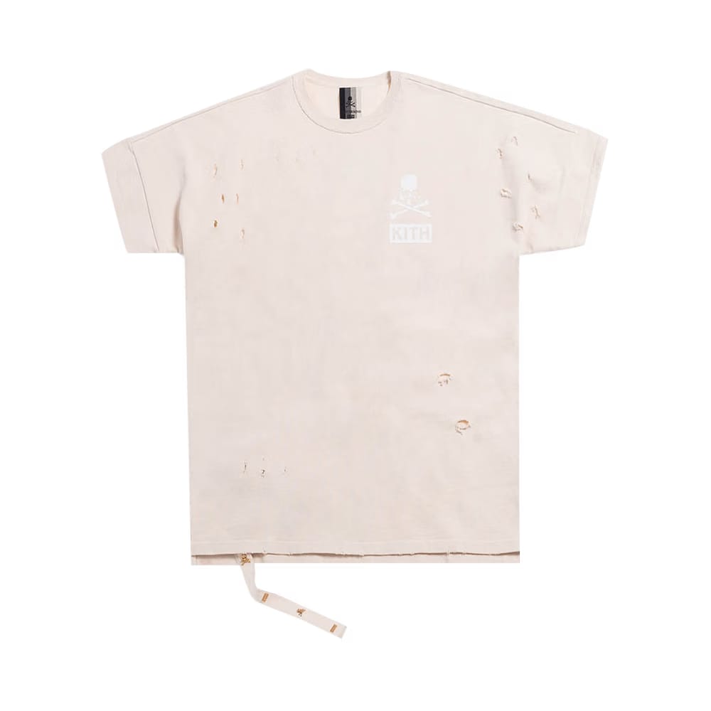 Kith For Mastermind Reverse Shorts-Sleeve T-Shirt Turtle Dove