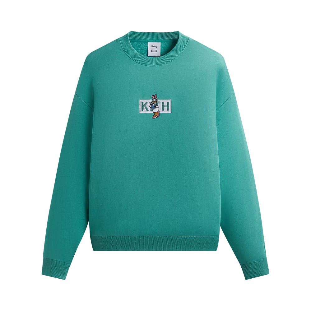 Kith For Mickey & Friends Cyber Monday Daisy Duck Classic Logo Crewneck Mykonos