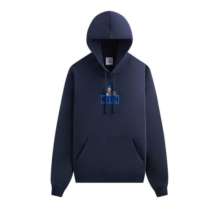 Kith For Mickey & Friends Cyber Monday Donald Duck Classic Logo Hoodie Nocturnal